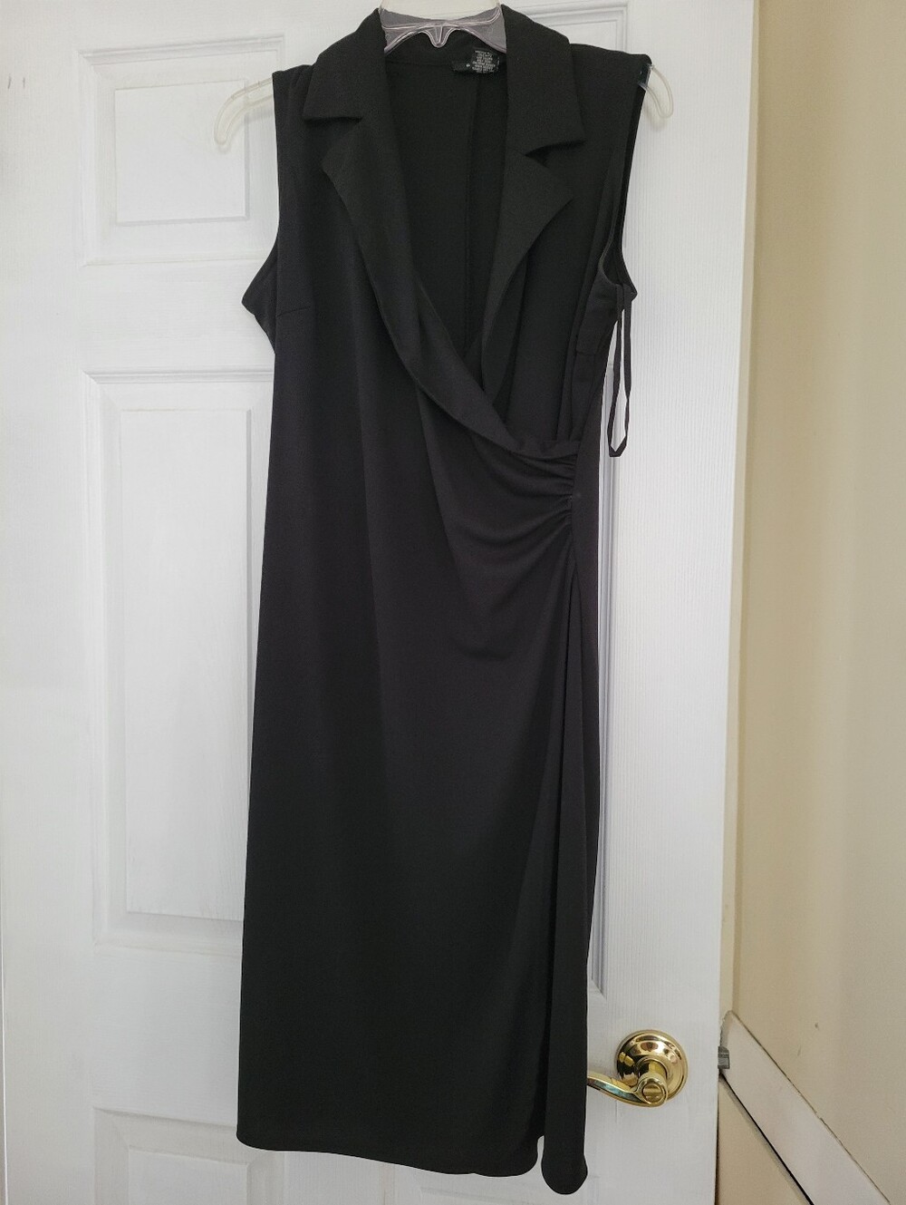 NWOT EXPRESS Sleeveless Black Wrap-Style Women’s Dress